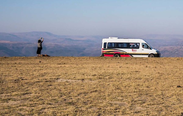 Timity Travel Vehicle at Msinga Top